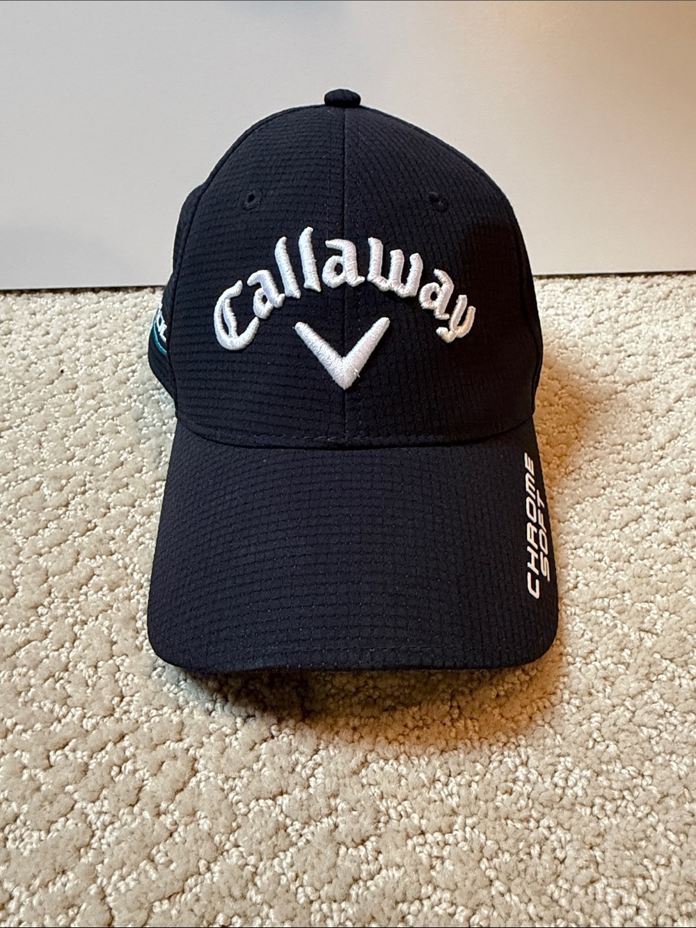 Callaway Black Golf Cap with White Embroidered Logo
